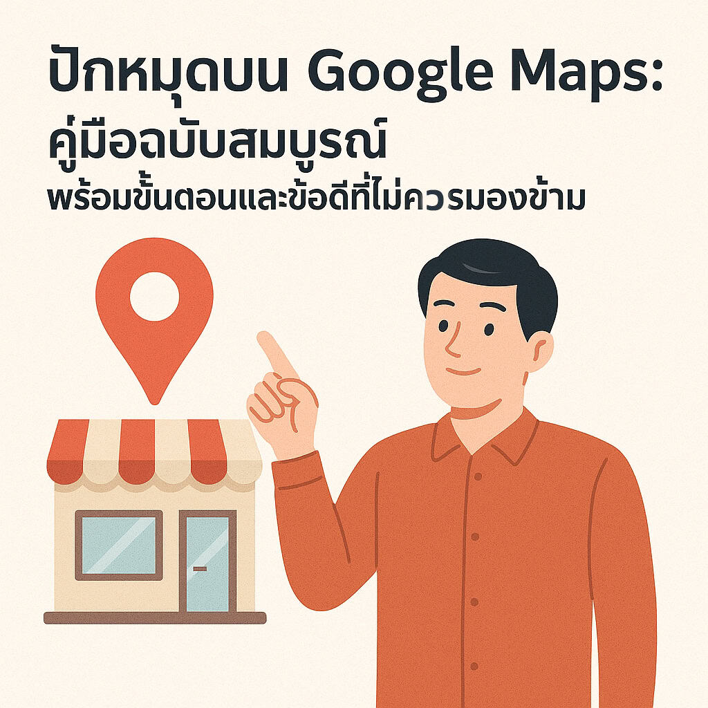 ปักหมุดบน Google Maps: คู่มือฉบับสมบูรณ์ พร้อมขั้นตอนและข้อดีที่ไม่ควรมองข้าม